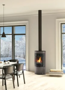 Poele avec Registre de combustion Kozzy