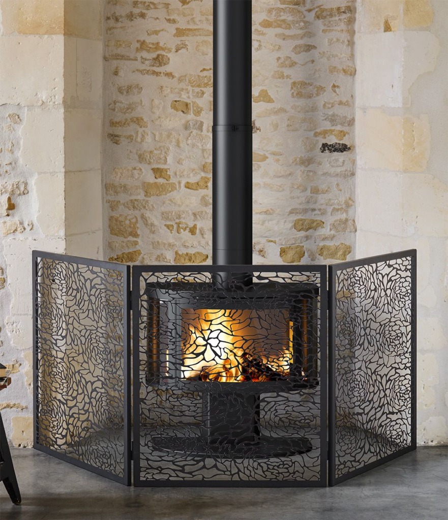 père feu cheminée