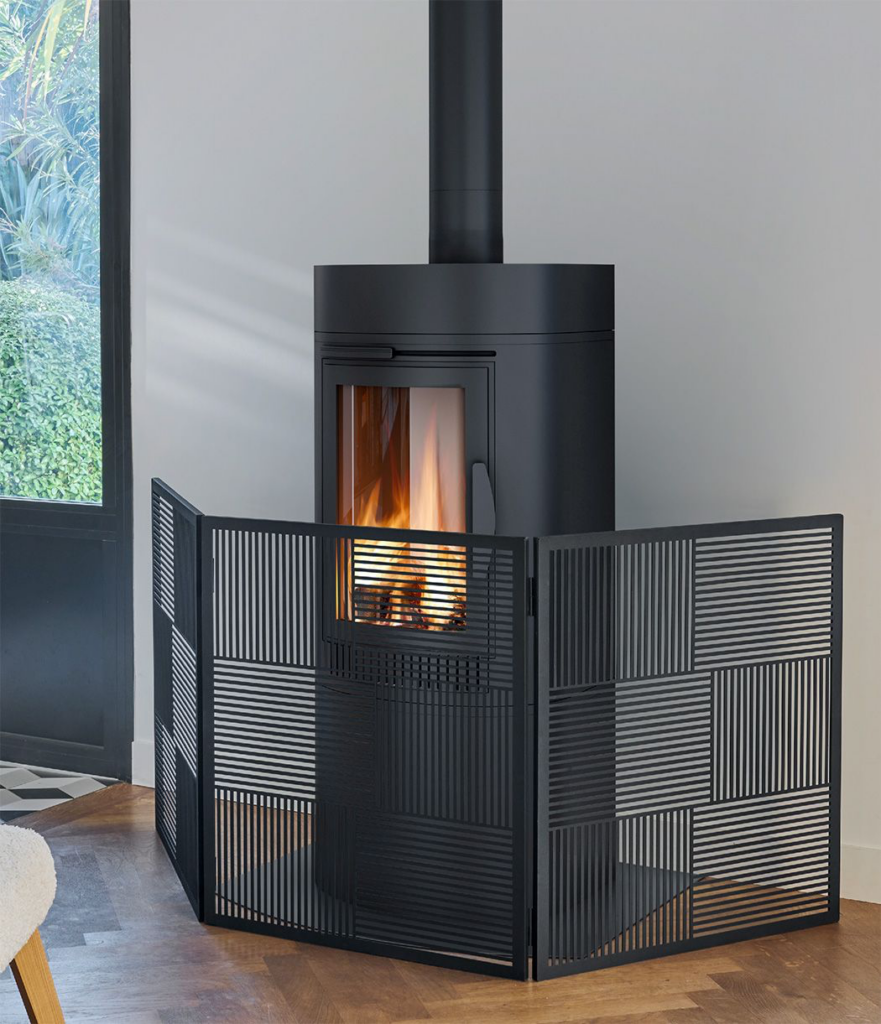 pare feu pour poêle