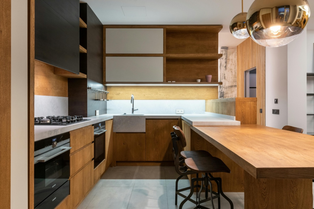 cuisine en bois : avantages entretien